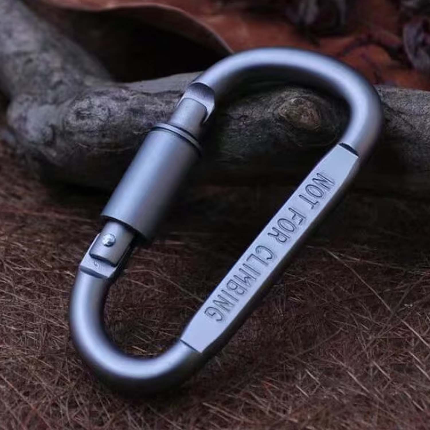 Premium Heavy-duty Metal Carabiner Hook With Screw Lock (1 Pc)